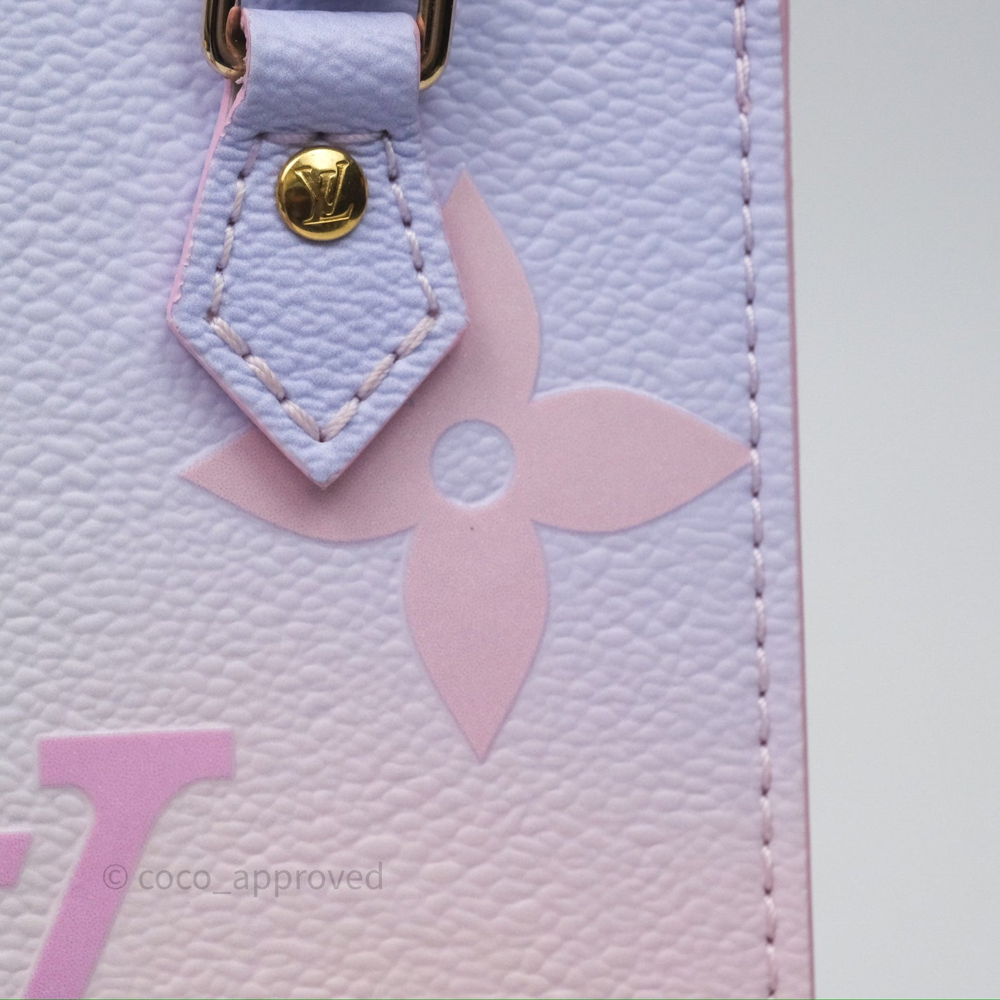 Louis Vuitton Petit Sac Plat Bag Sunrise Pastel