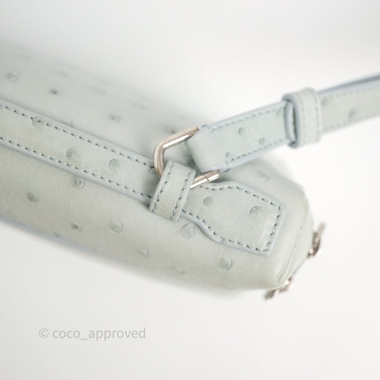 Loro Piana Extra Pocket L19 Light Blue Grey Calfskin