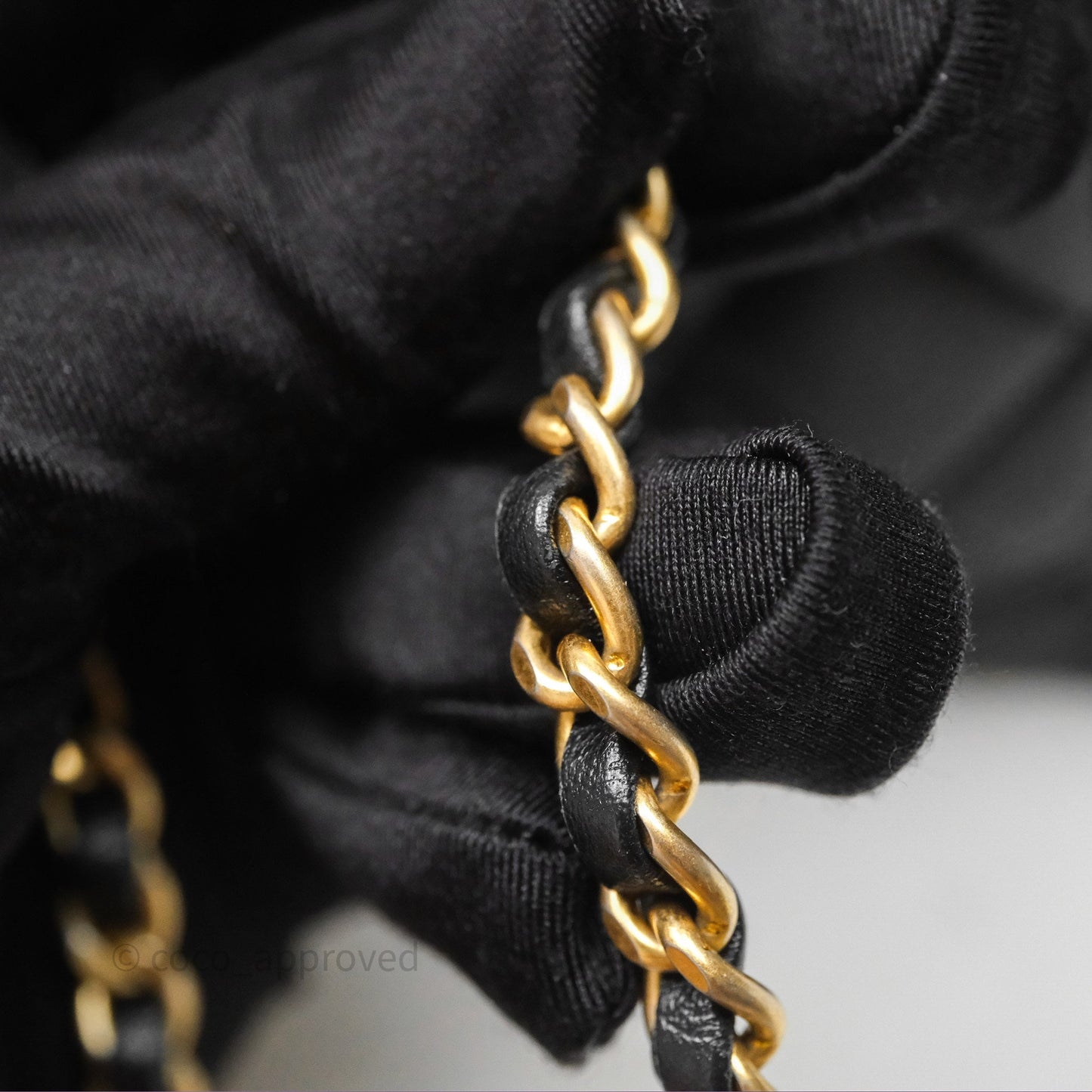 Chanel Metal Top Handle Mini Rectangular Flap Bag Black Lambskin Aged Gold Hardware