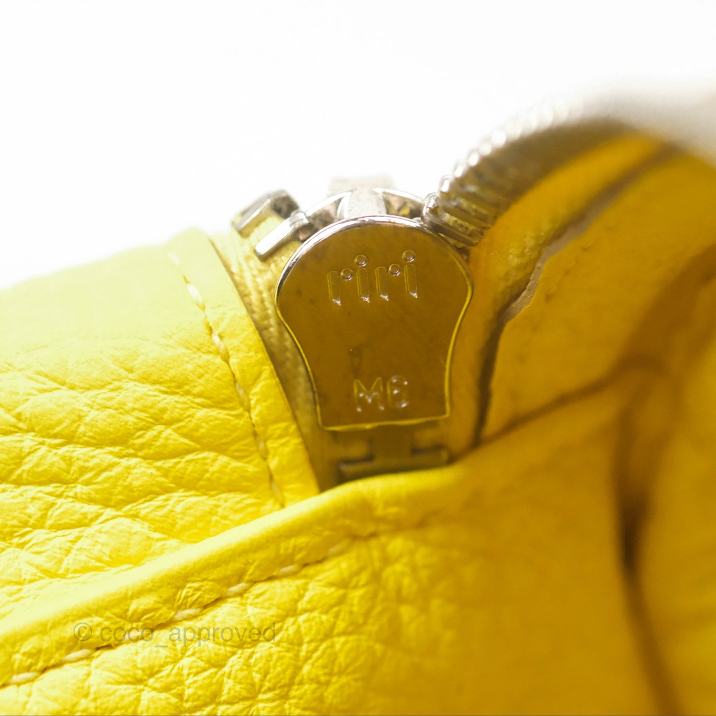 Hermès Lindy 30 Celemence Lime 9R Palladium Hardware