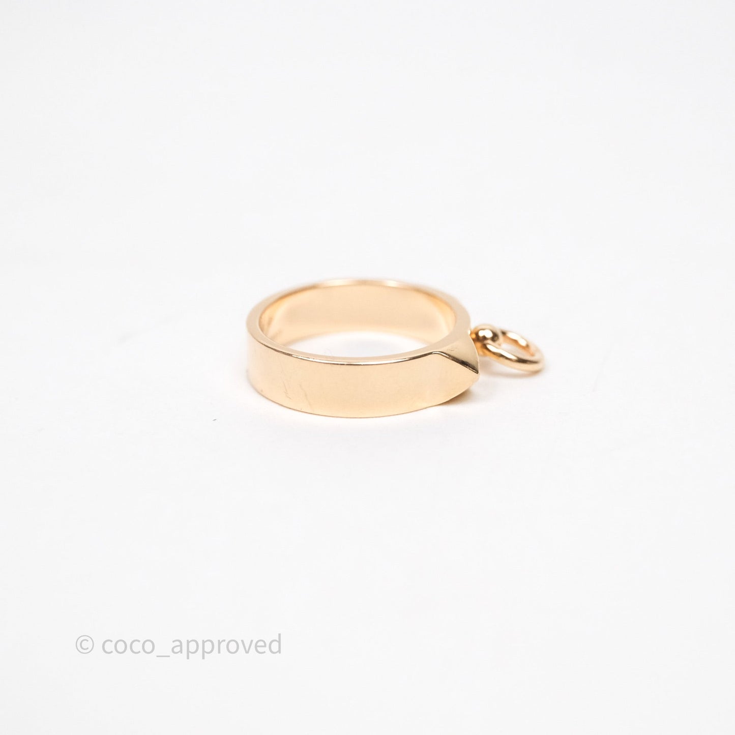 Hermes Collier de Chien Ring PM Rose Gold Size 52
