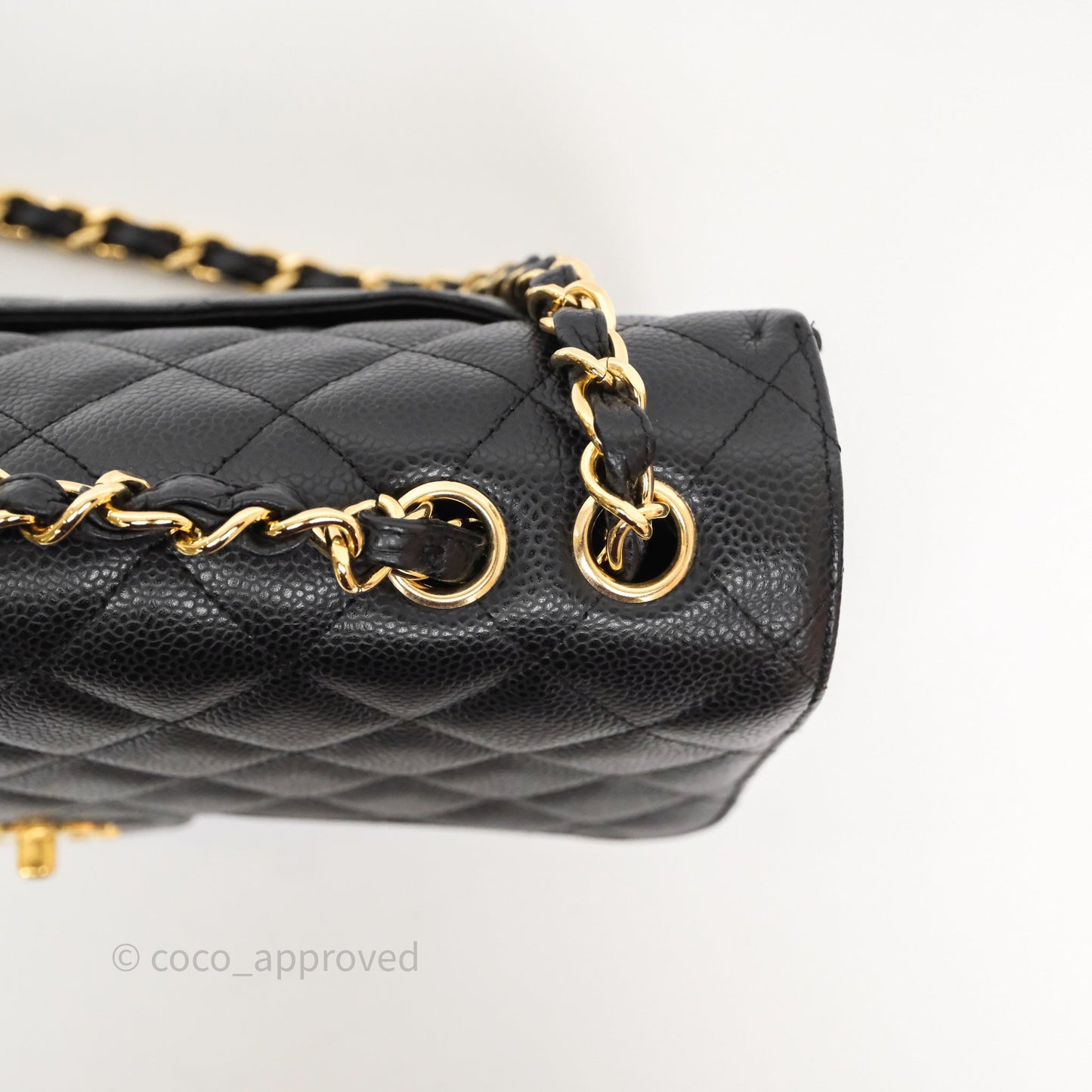 Chanel Jumbo Single Flap Black Caviar Gold Hardware⁣⁣