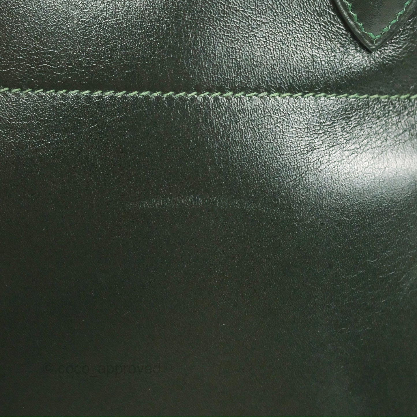 Hermès Vintage Bolide 27 Dark Green Box Leather Gold Hardware