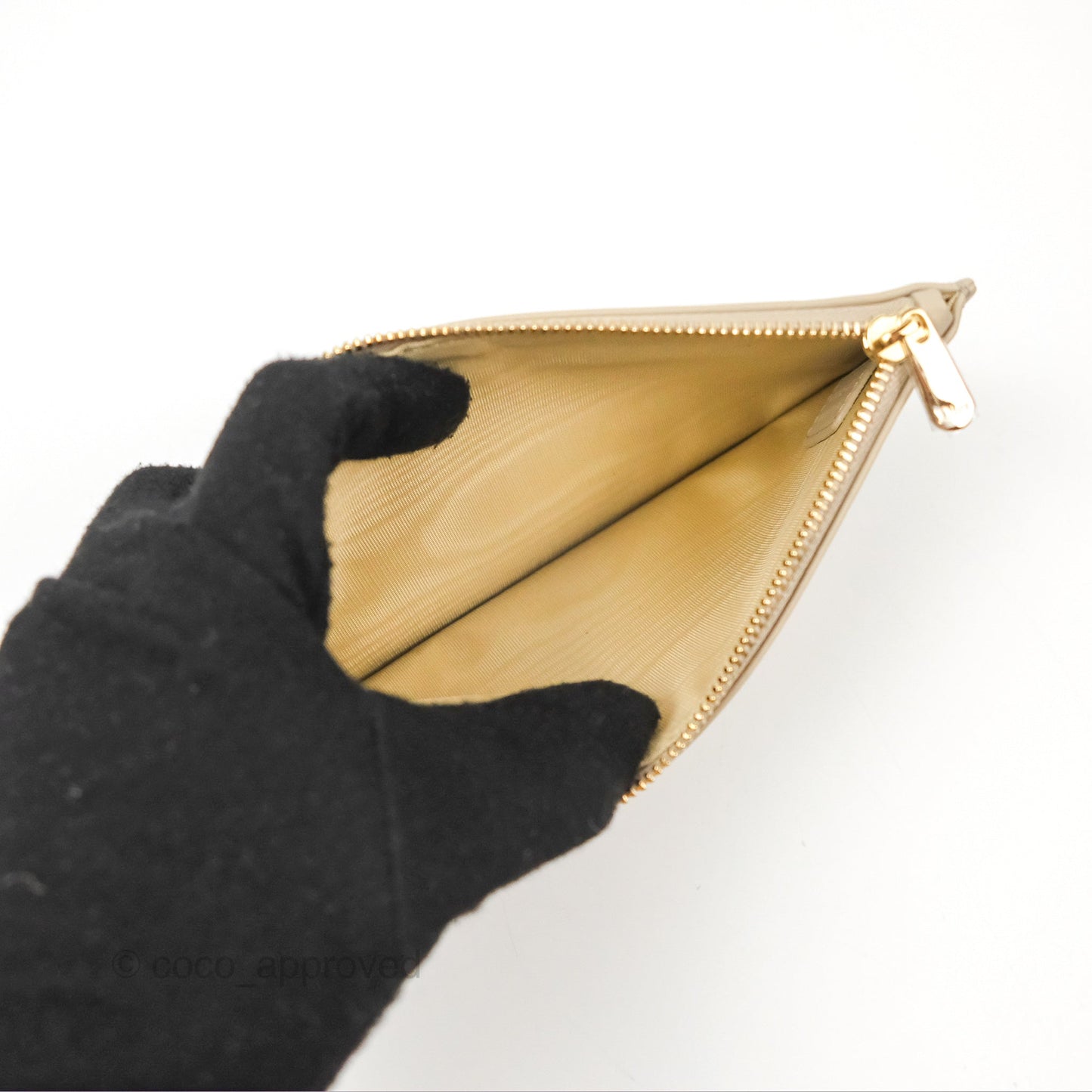 Dior Lady Dior Pouch on Chain Sand Cannage Lambskin