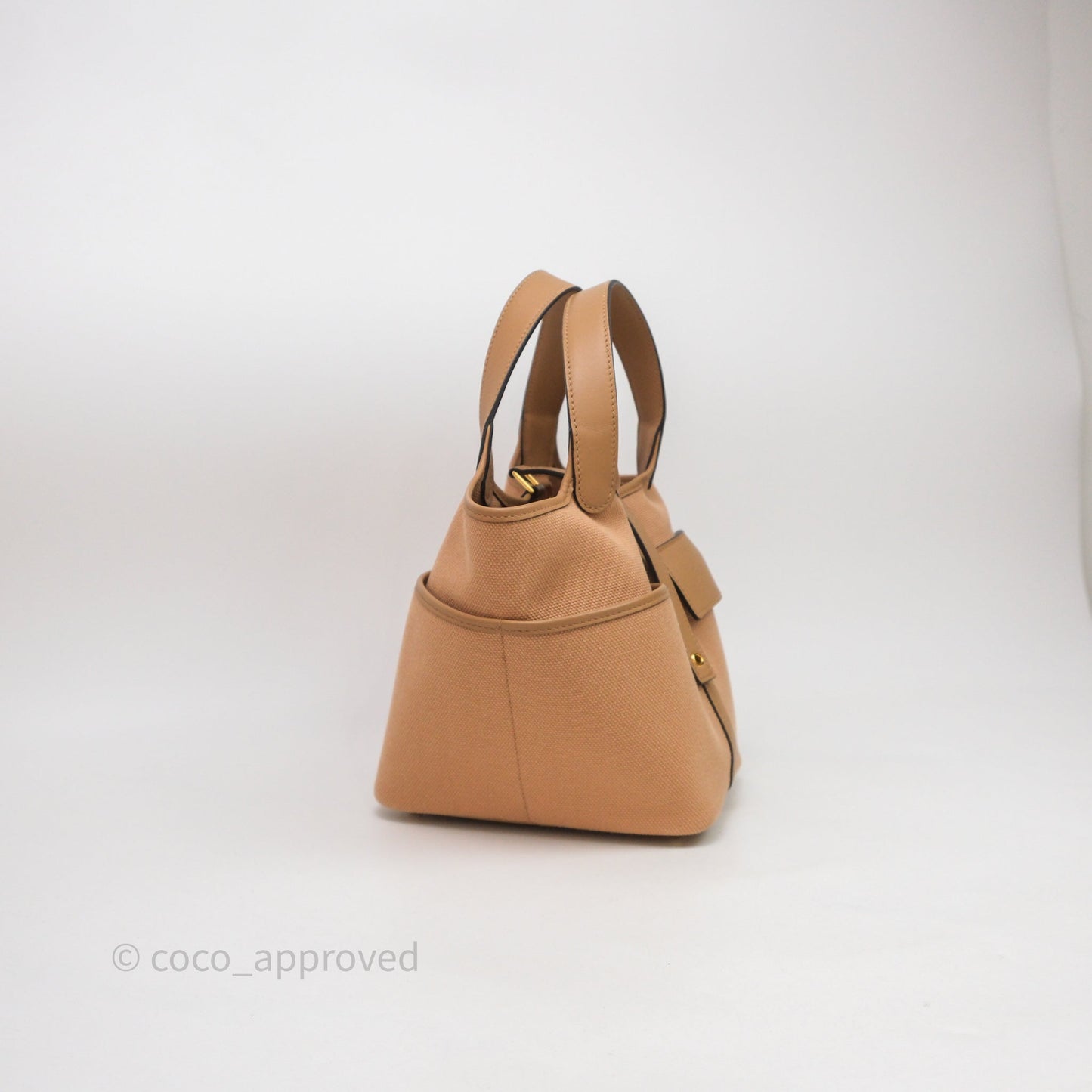 Hermes Picotin Lock 18 Cargo Pockets Chai 0M Goeland/Swift Gold Hardware