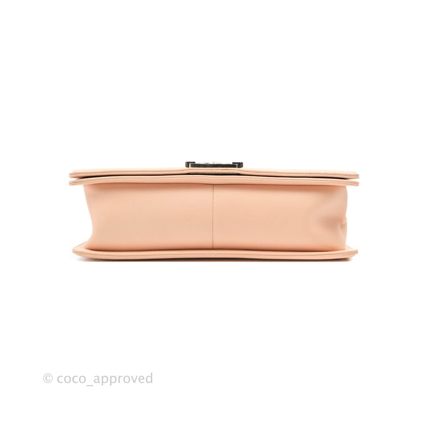 Chanel Boy New Medium Quilted Pink Calfskin Ruthenium Hardware