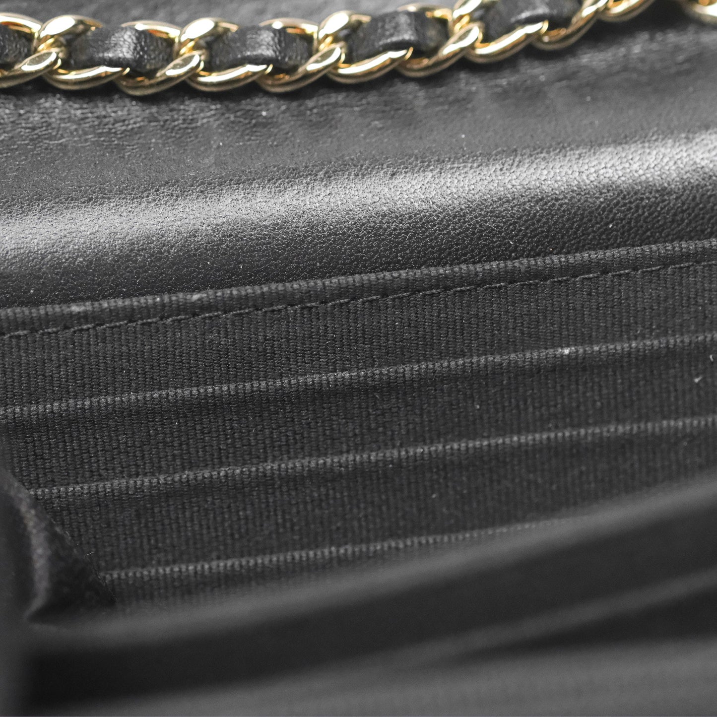 Chanel Mini Trendy WOC Black Lambskin Gold Hardware