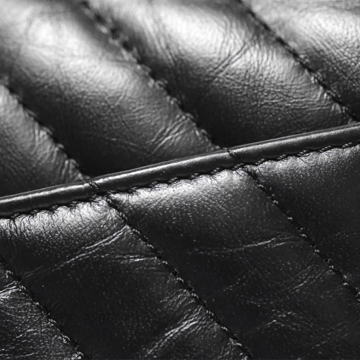 Chanel Reissue 225 Chevron Aged Calfskin So Black