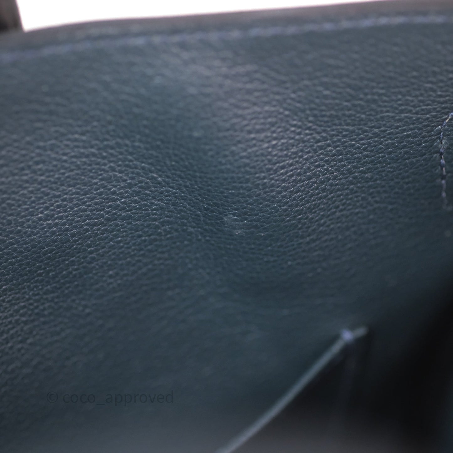 Hermès Birkin 30 Vert Rousseau V0 Togo Palladium Hardware