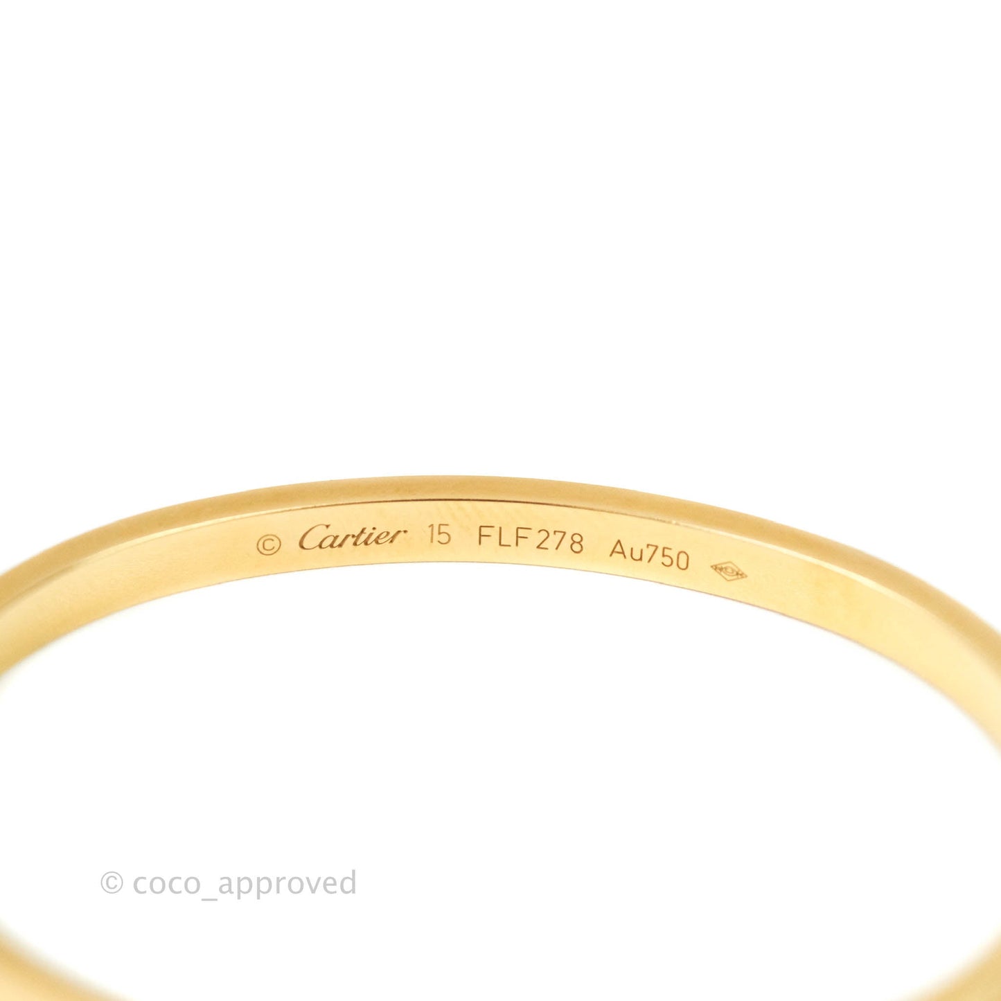 Cartier Small Love Bracelet Yellow Gold