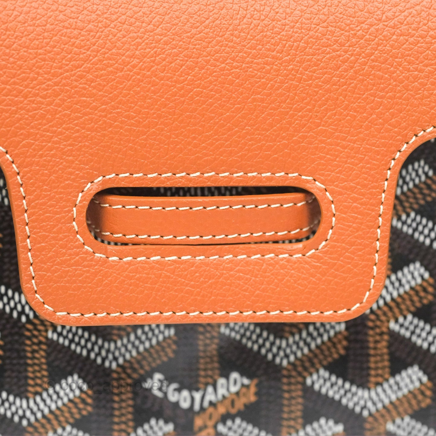 Goyard Saïgon Mini Bag Tan Goyardine Canvas/Chevroches Calfskin