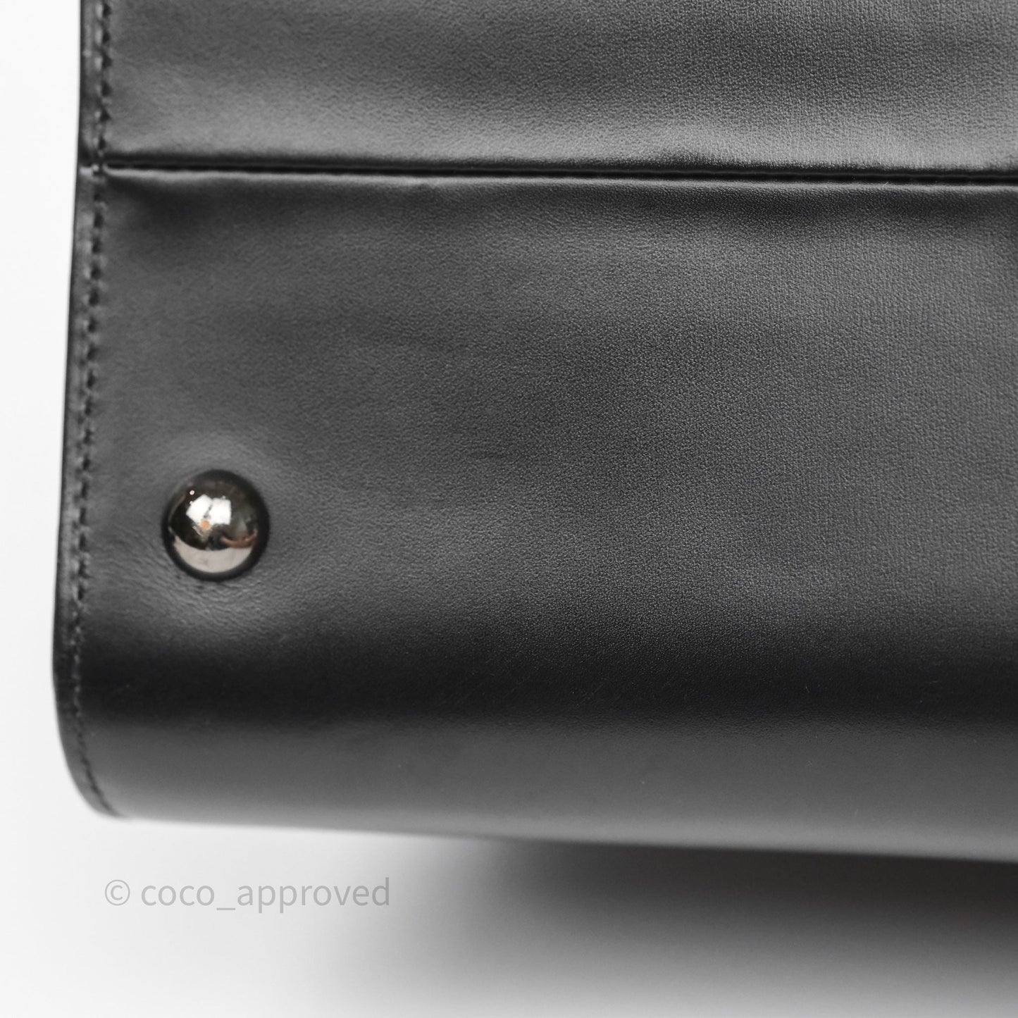 Delvaux Brillant L'Humour MM Black Calfskin