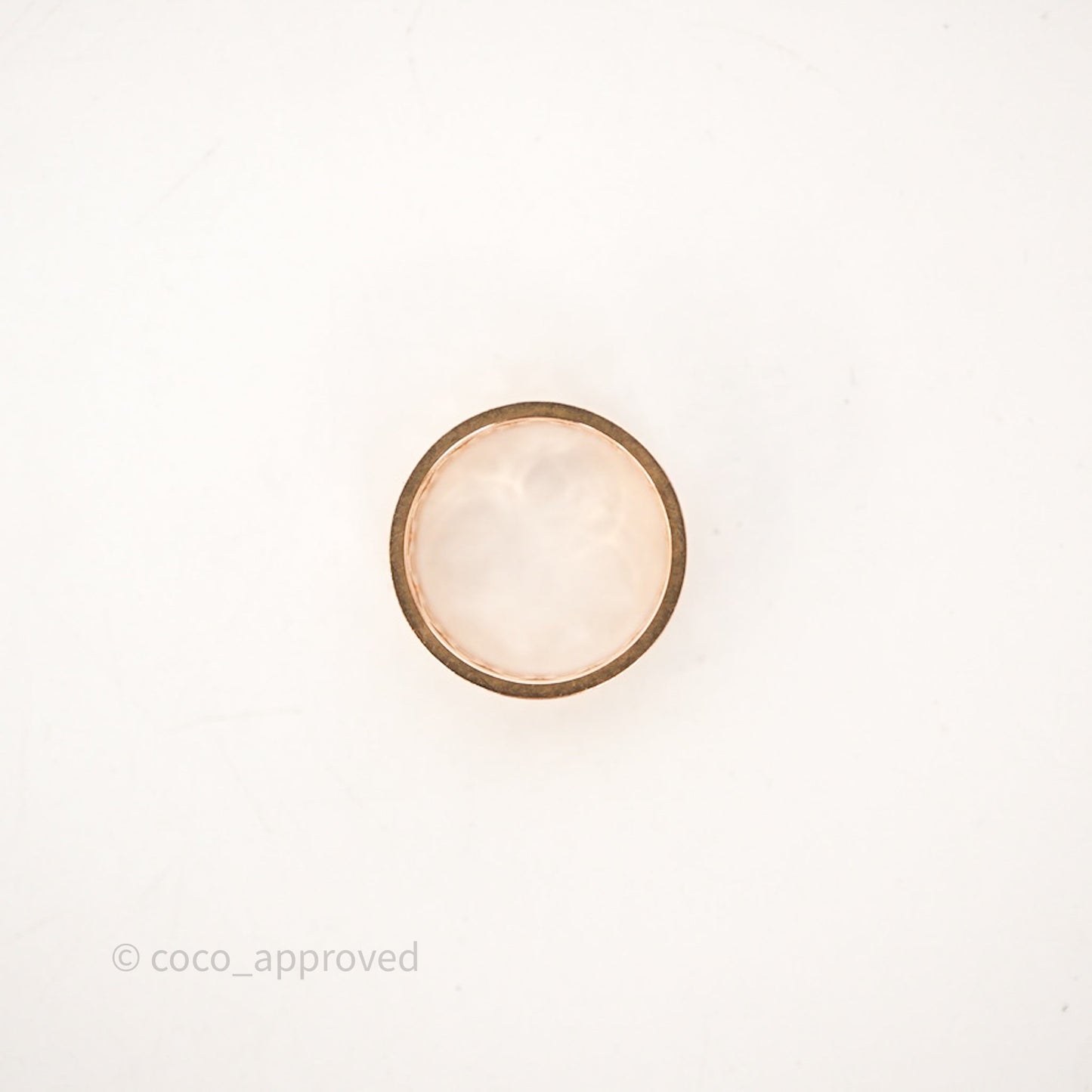 Hermès Chaine d Ancre Divine Ring Rose Gold Size 52