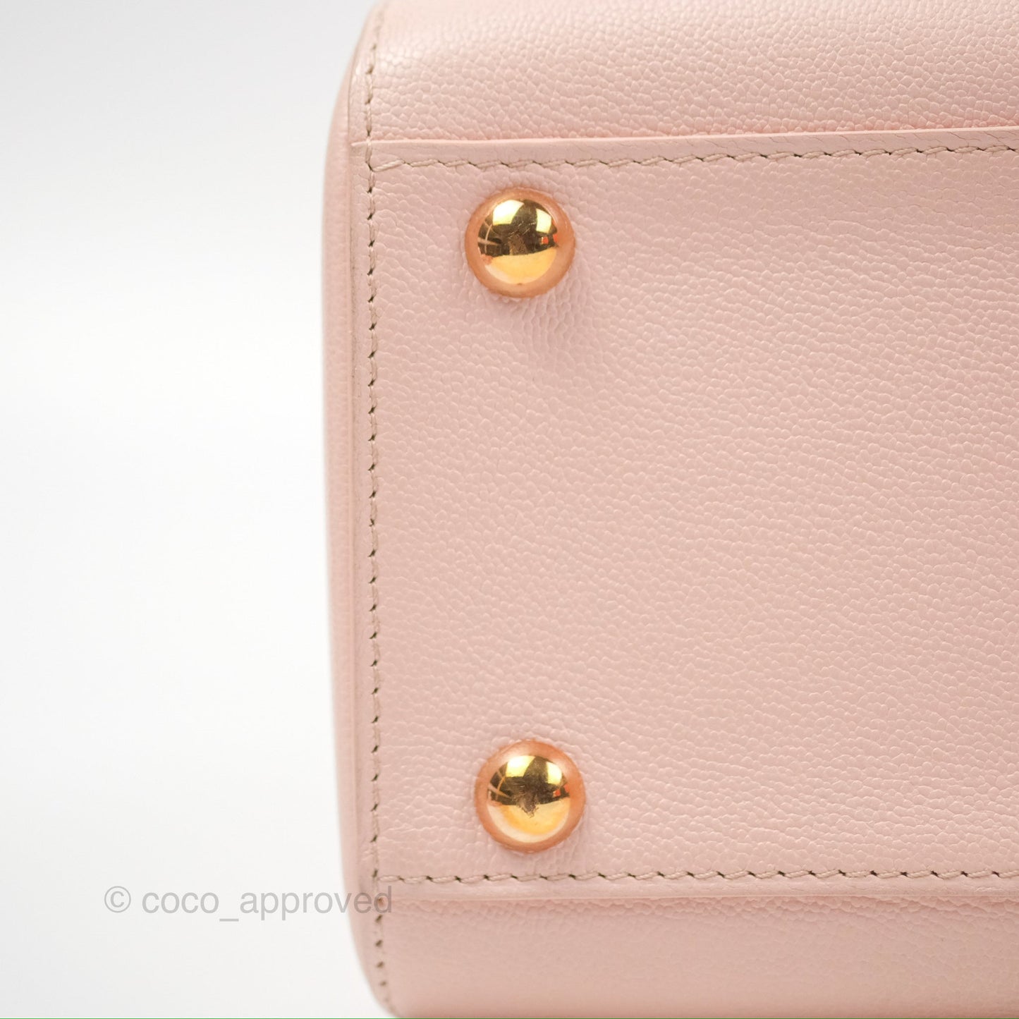 Delvaux Brillant East West Top Handle Bag Nude Pink Rose Gold Hardware