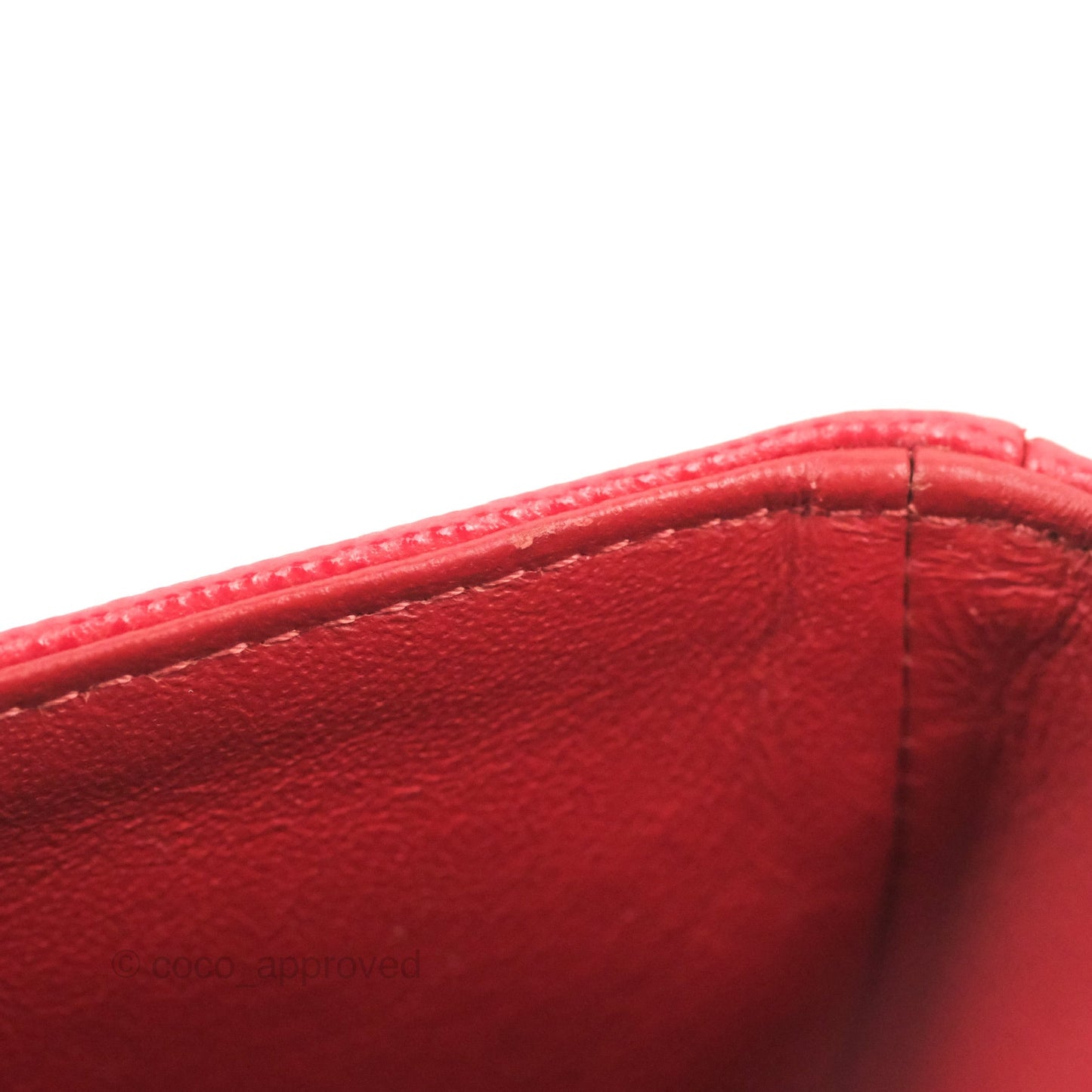 Chanel Classic Small S/M Flap Red Caviar Gold Hardware