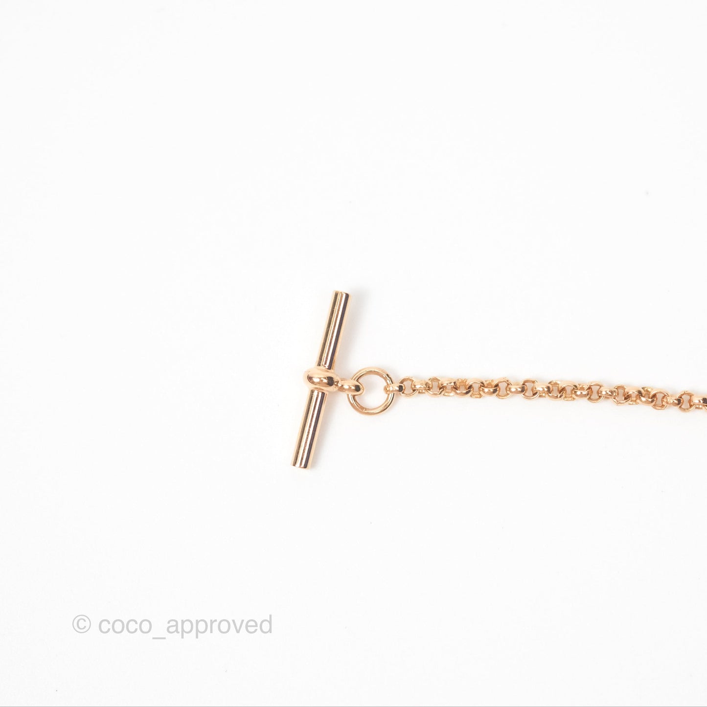 Hermes Ex-Libris Bracelet Rose Gold