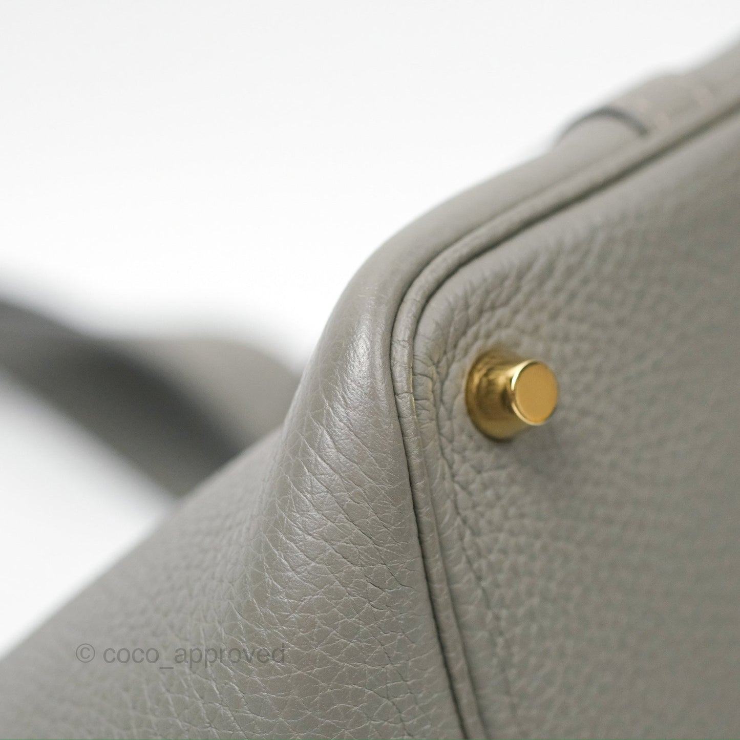 Hermès Picotin Lock 18 Gris Meyer 0L Taurillon Clemence Gold Hardware