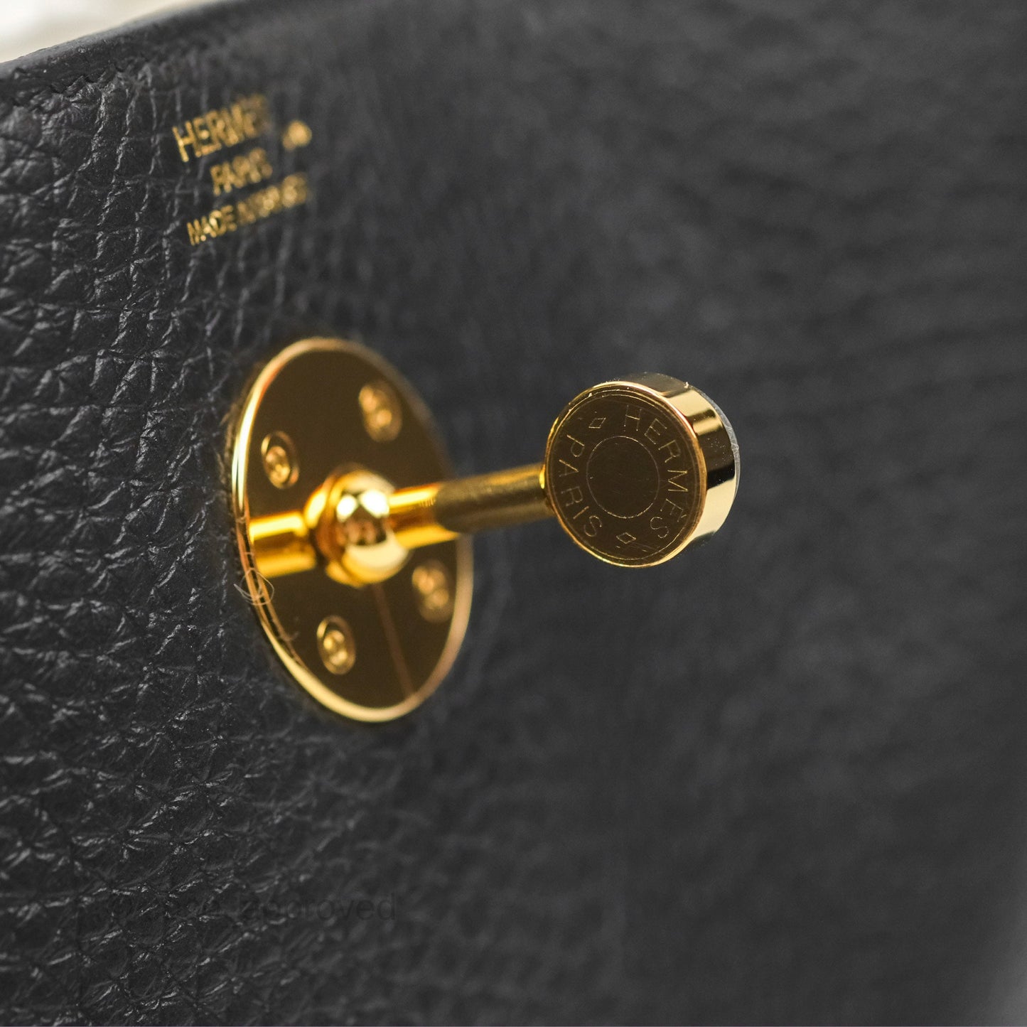 Hermès Lindy 26 Touch Black Clemence Croc Handle Gold Hardware