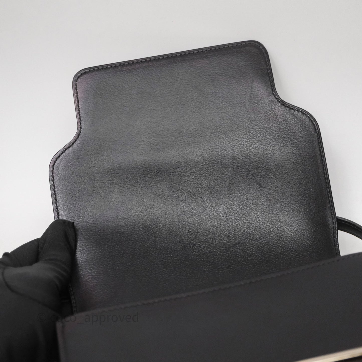 Hermès Roulis Mini 18 Black Noir 89 Palladium Hardware