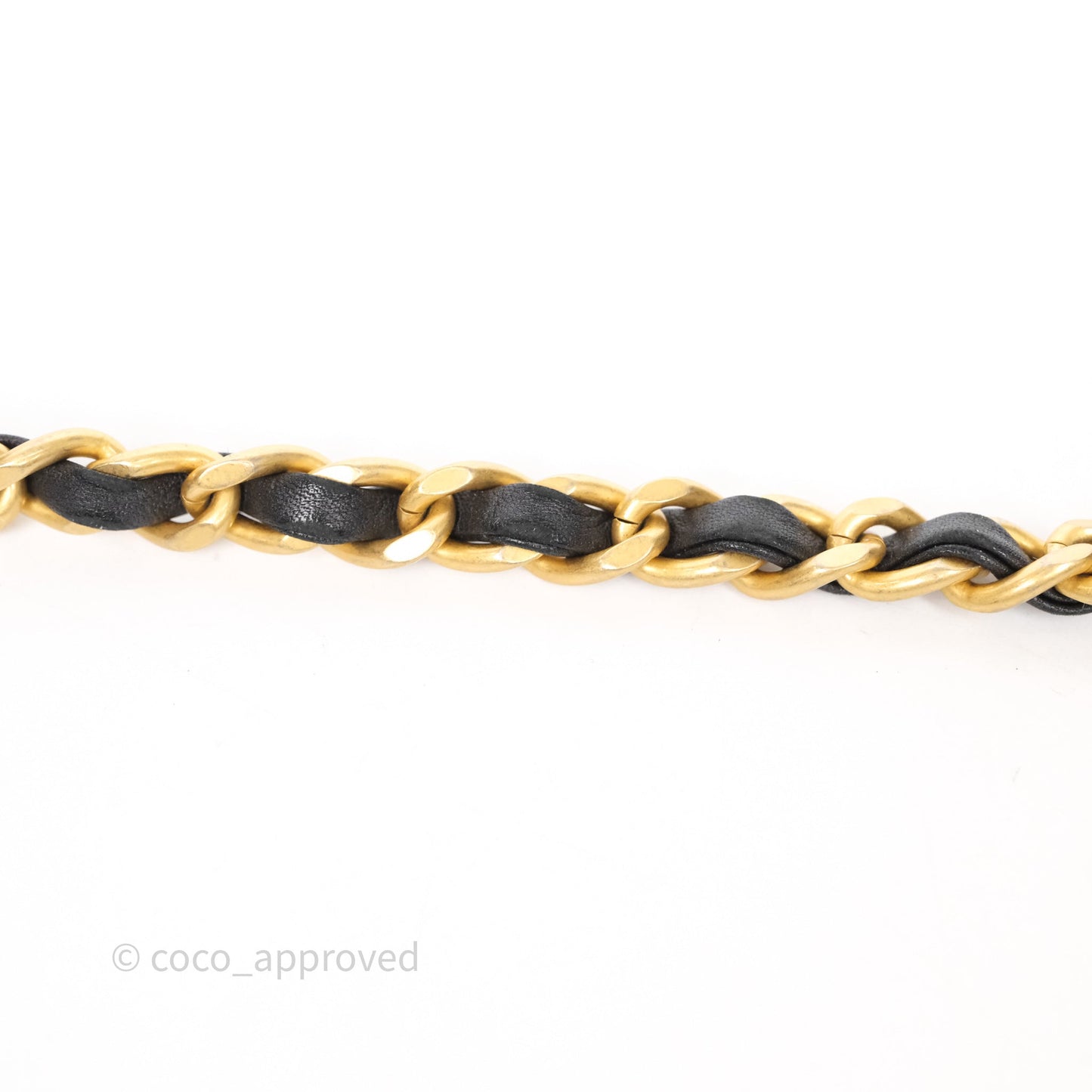 Chanel Quilted Handle Flap Bag Black Calfskin Aged Gold Hardware