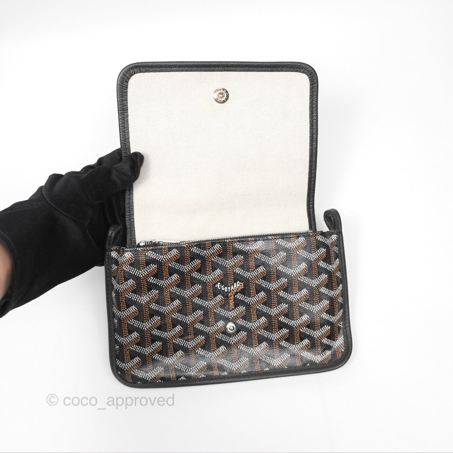 Goyard Plumet Pocket Wallet Black