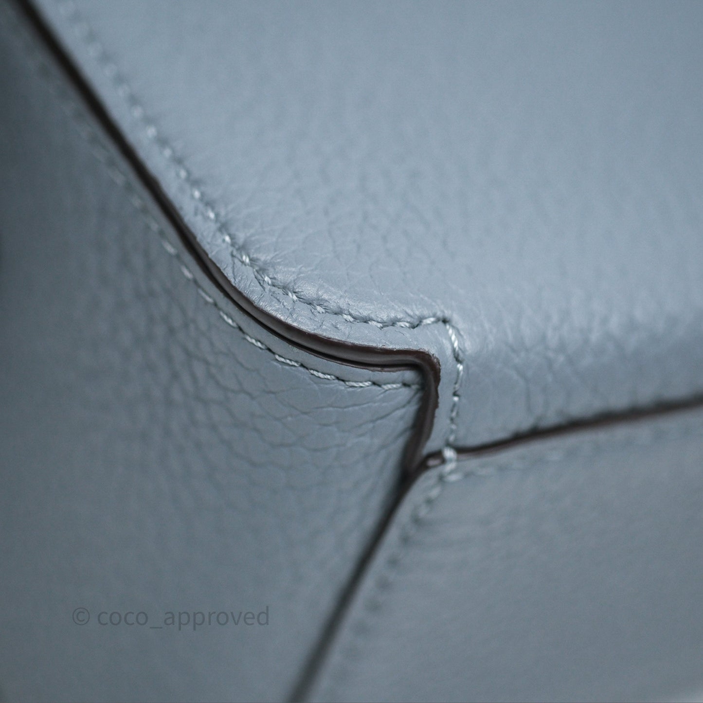 Delvaux Cool Box Nano Taurillon Soft Grained Calfskin Pacific Palladium Hardware