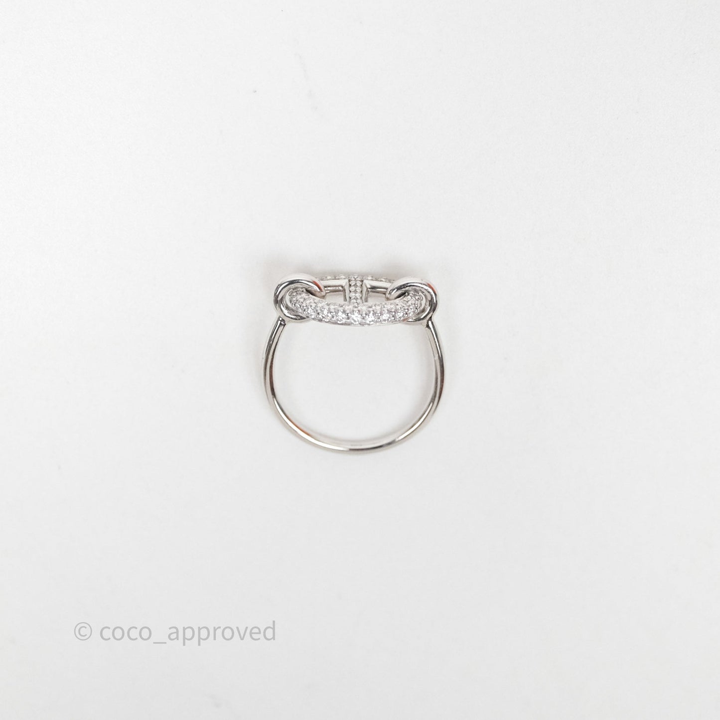 Hermès Farandole Diamonds Ring White Gold