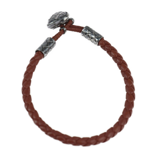 Luxury Bottega Veneta   Leather  925 Charm Bracelet ()