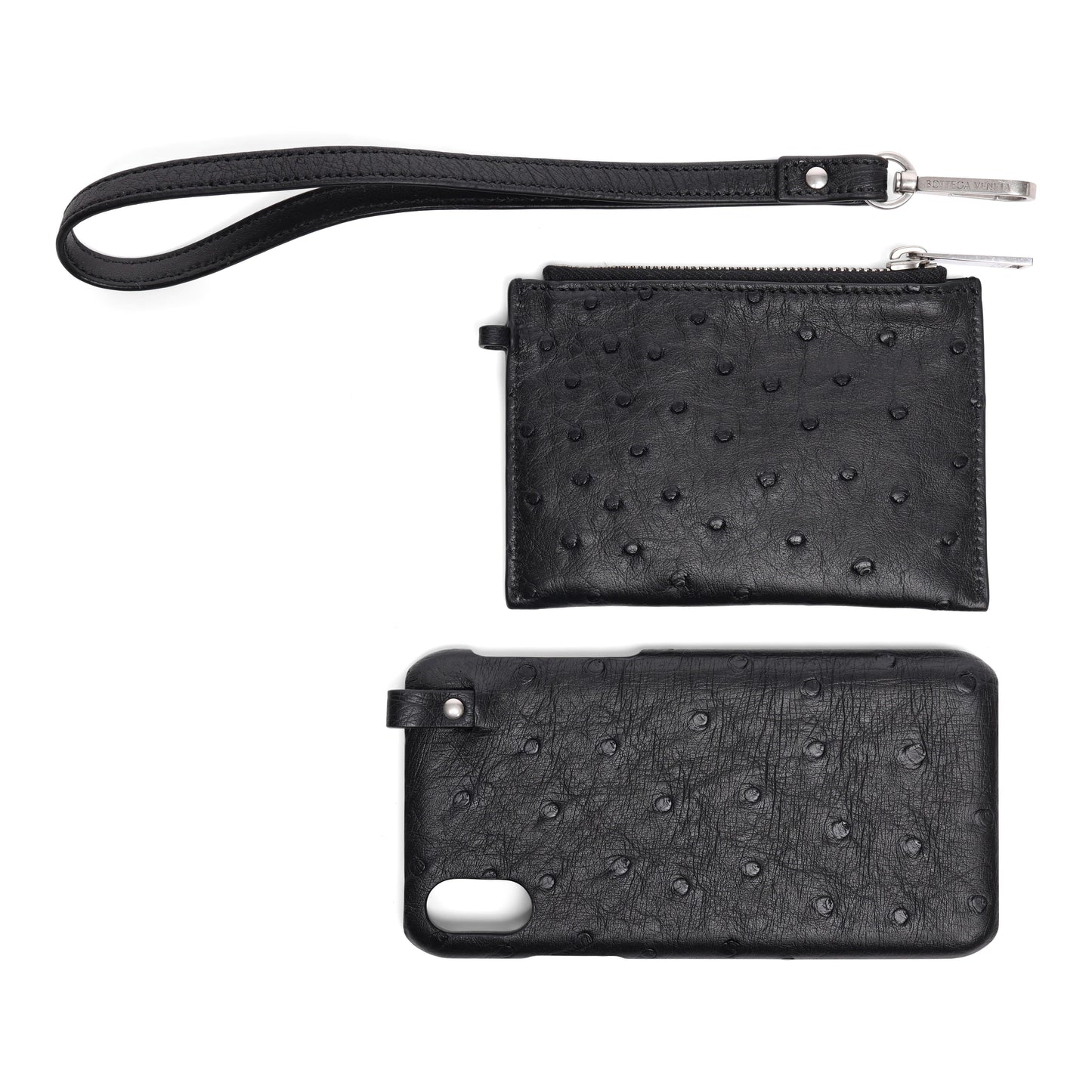 Luxury Bottega Veneta Leather Iphone Case And Wallet Wristlet
