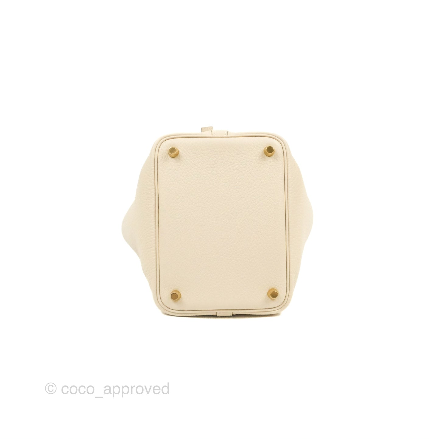 Hermès Picotin Lock 18 Craie Taurillon Clemence Gold Hardware