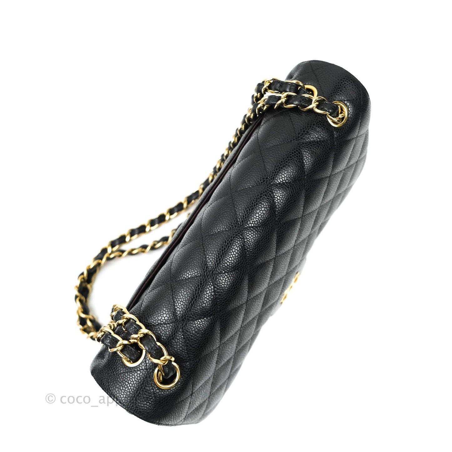 Chanel Jumbo Double Flap Black Caviar Gold Hardware⁣⁣