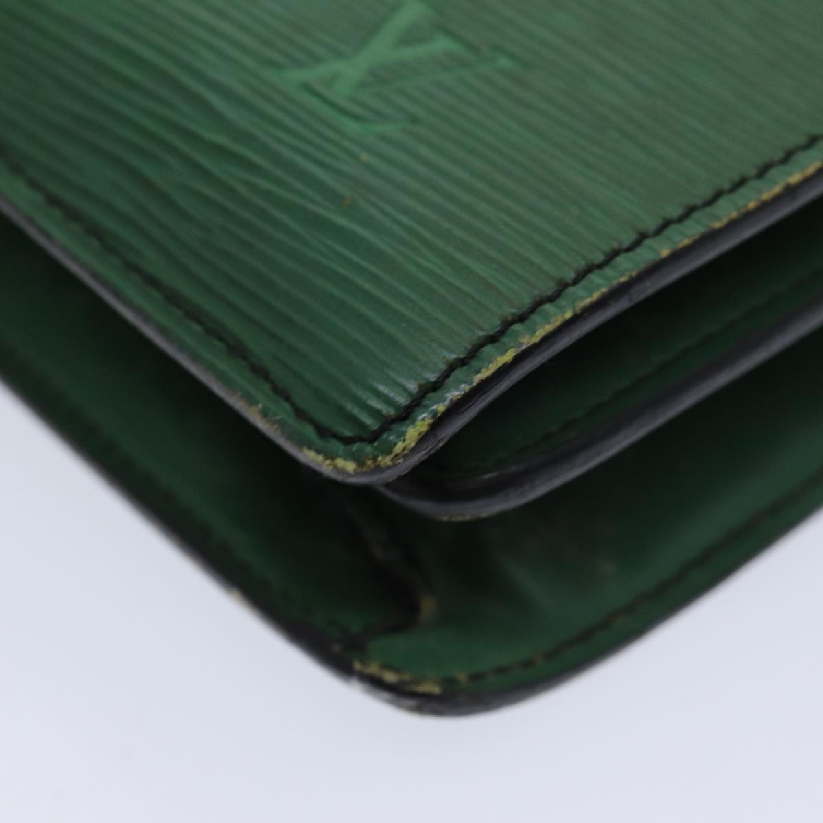 LOUIS VUITTON Epi Serviette Ambassador Business Bag Green M54412 LV 84072