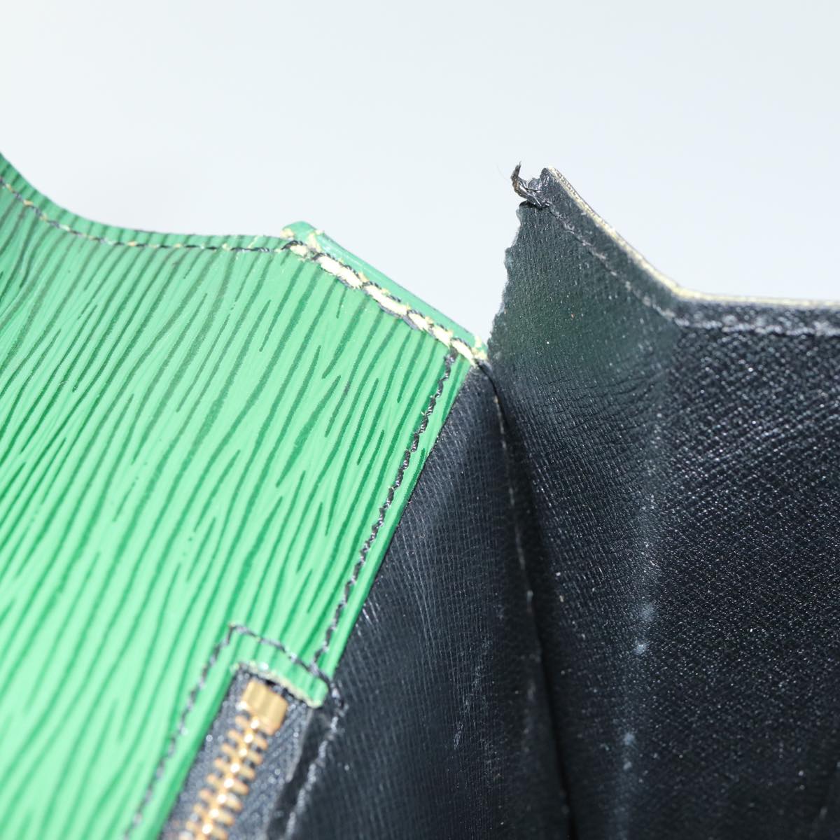 LOUIS VUITTON Epi Serviette Ambassador Business Bag Green M54412 LV 84072