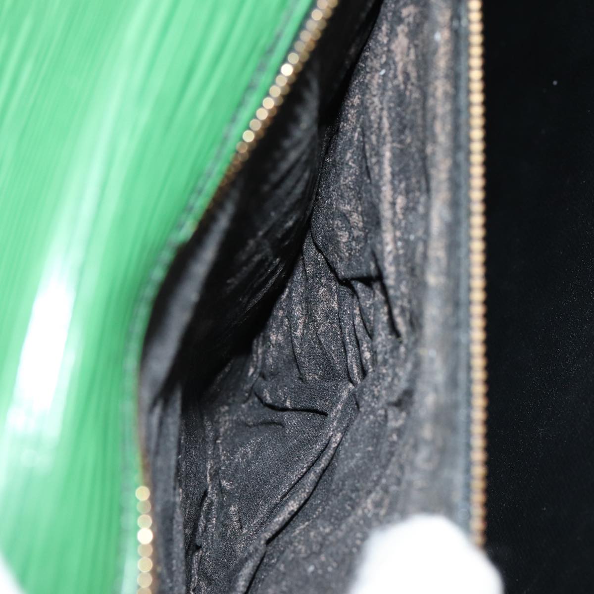 LOUIS VUITTON Epi Serviette Ambassador Business Bag Green M54412 LV 84072