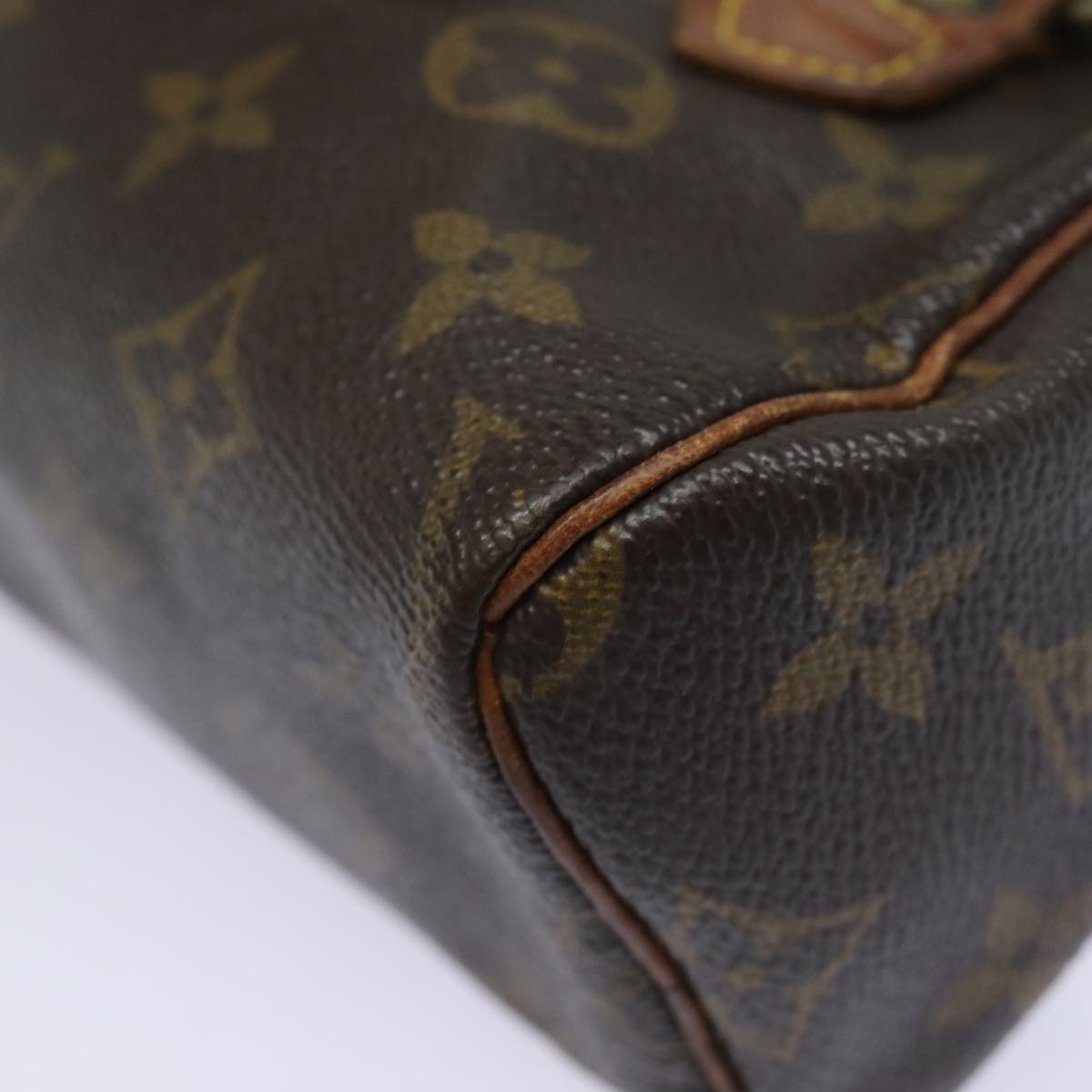 LOUIS VUITTON Monogram Mini Speedy Hand Bag M41534 LV 84084