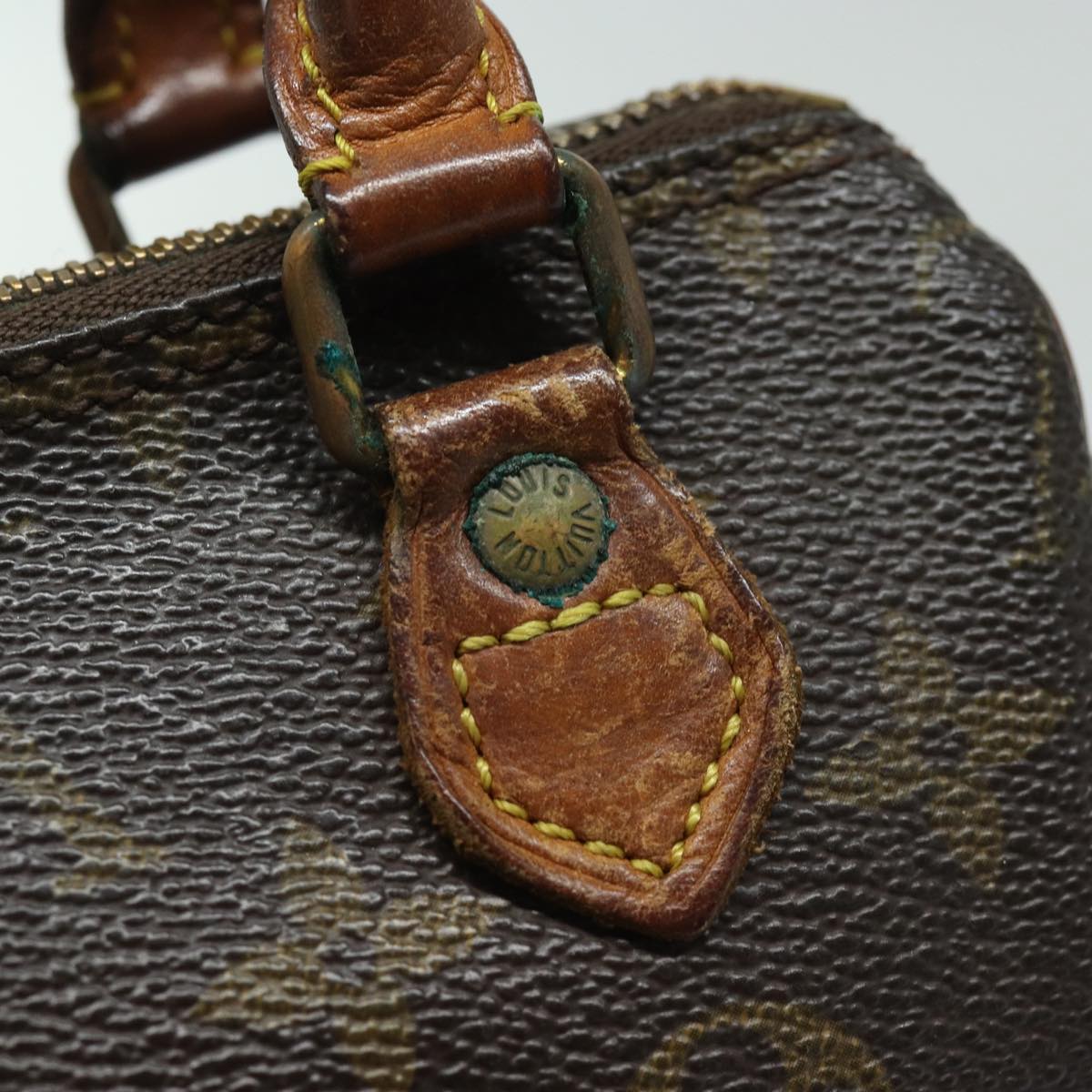 LOUIS VUITTON Monogram Mini Speedy Hand Bag M41534 LV 84084