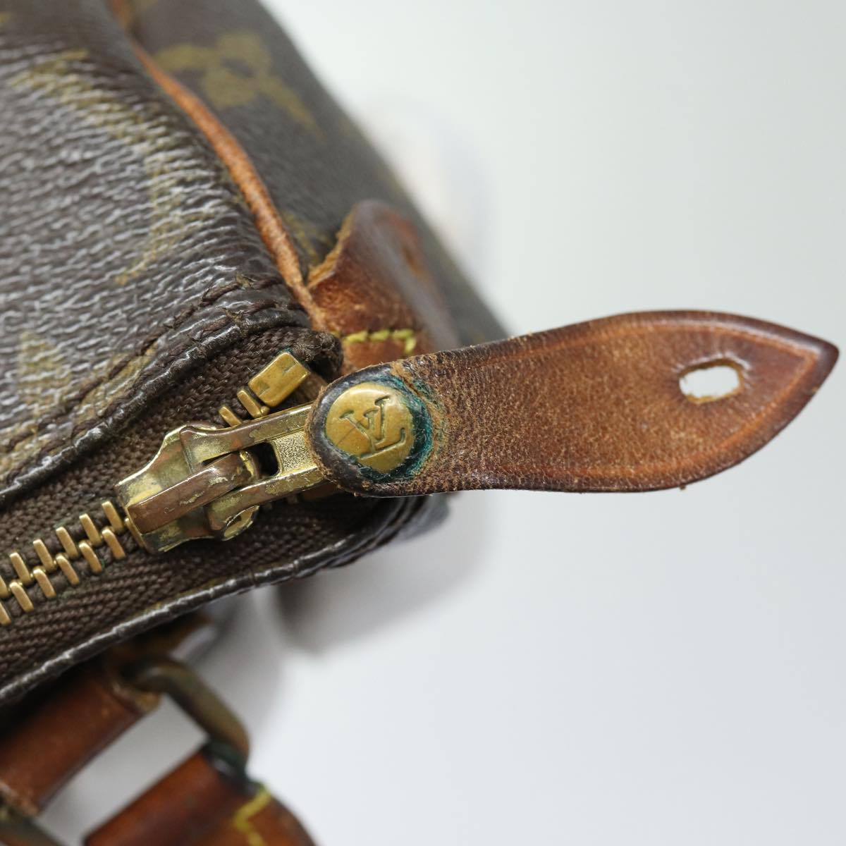 LOUIS VUITTON Monogram Mini Speedy Hand Bag M41534 LV 84084