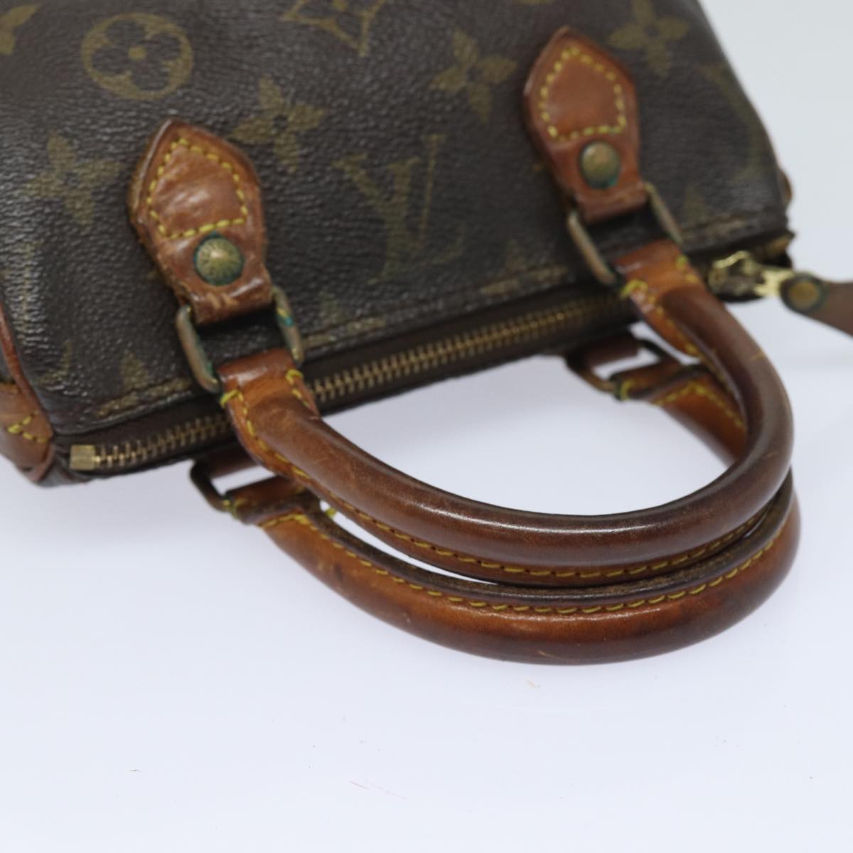 LOUIS VUITTON Monogram Mini Speedy Hand Bag M41534 LV 84084