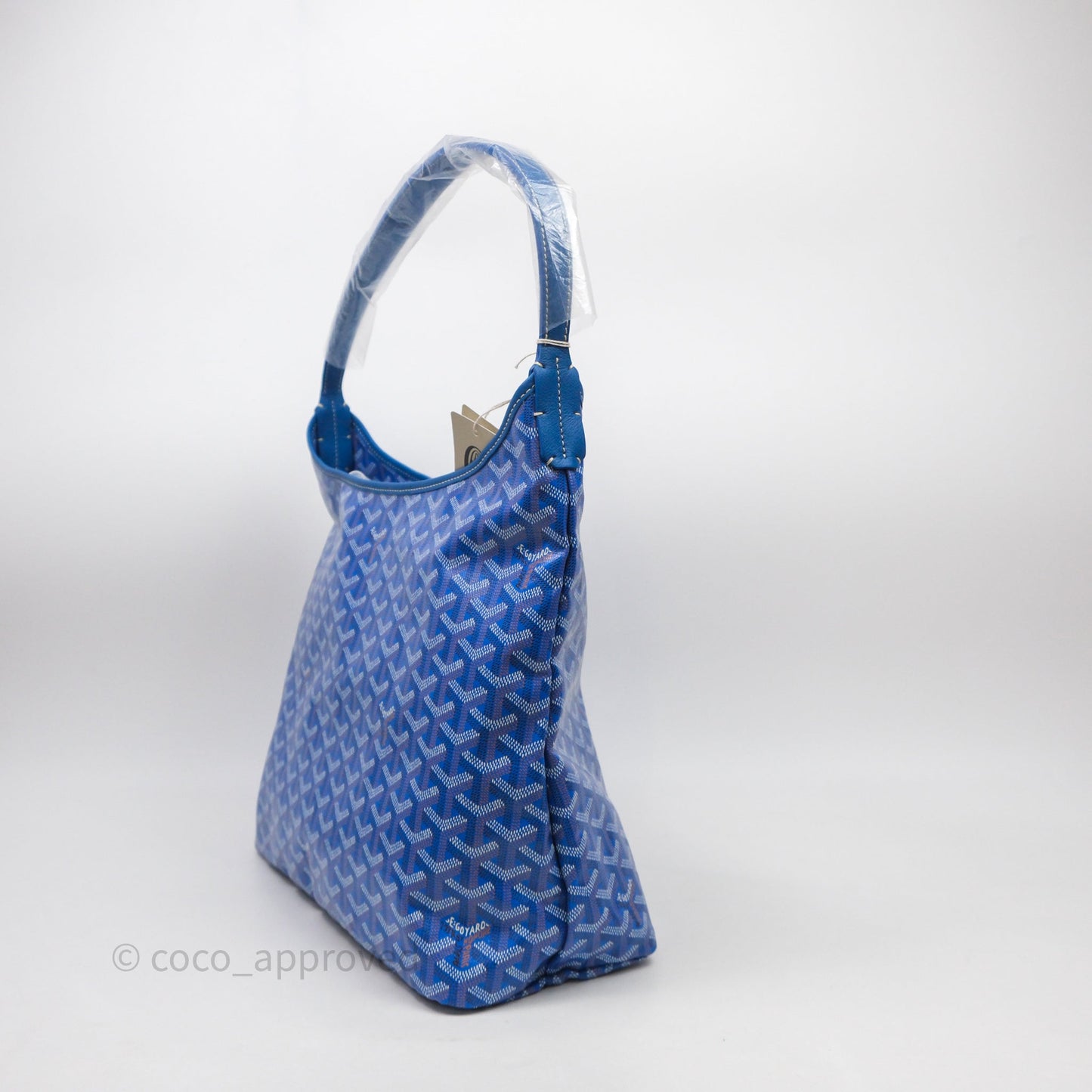 Goyard Bohème Hobo Bag Bleu Ciel Goyardine Canvas