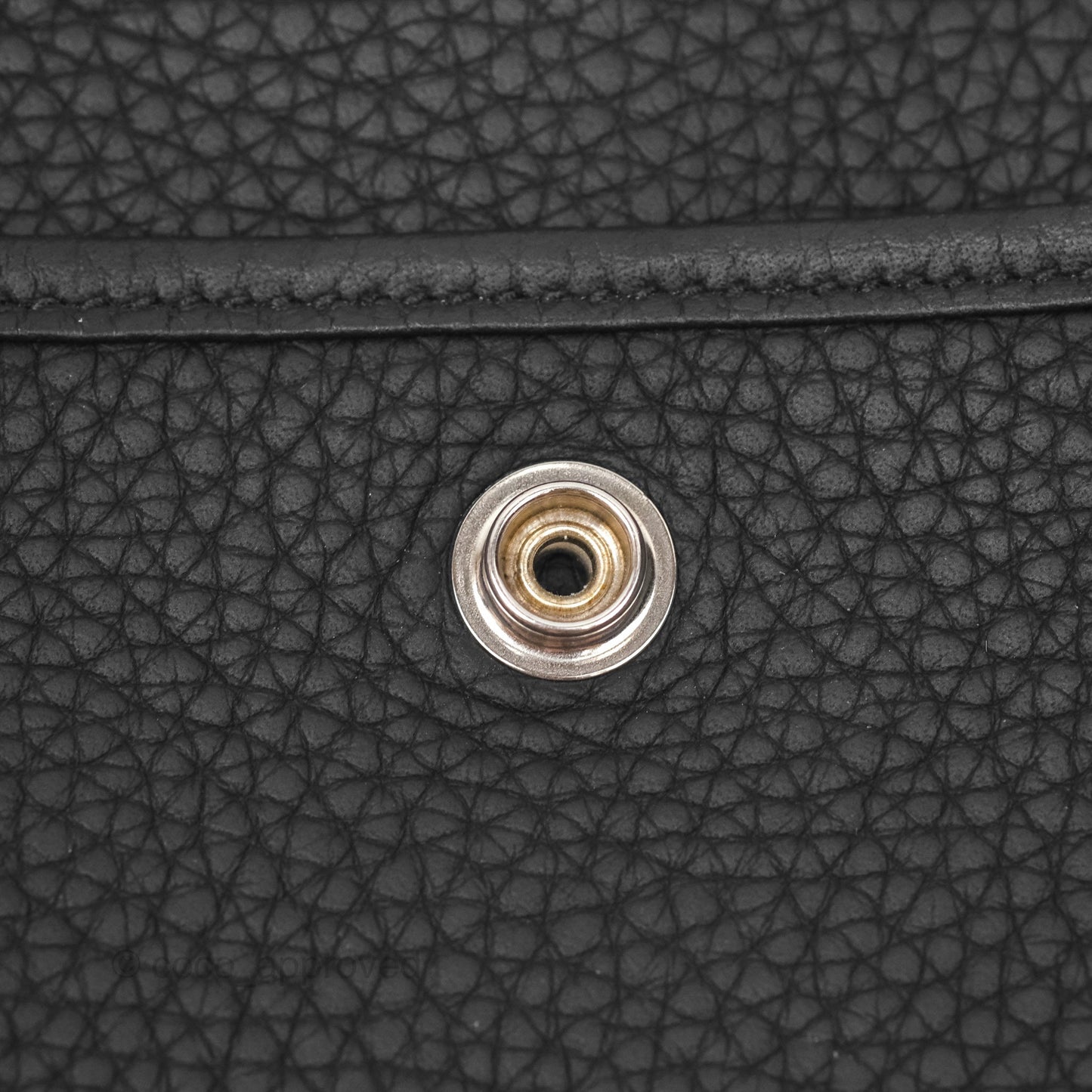 Hermès Evelyne III 29 Noir 89 Clemence Silver Hardware