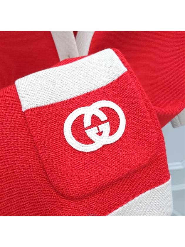 Luxury Gucci Trending 2025 Lux You S Embroidered logo V neck cardigan