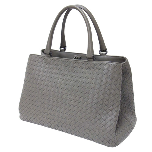 Luxury Bottega Veneta Intrecciato Leather Handbag Tote Bag ()