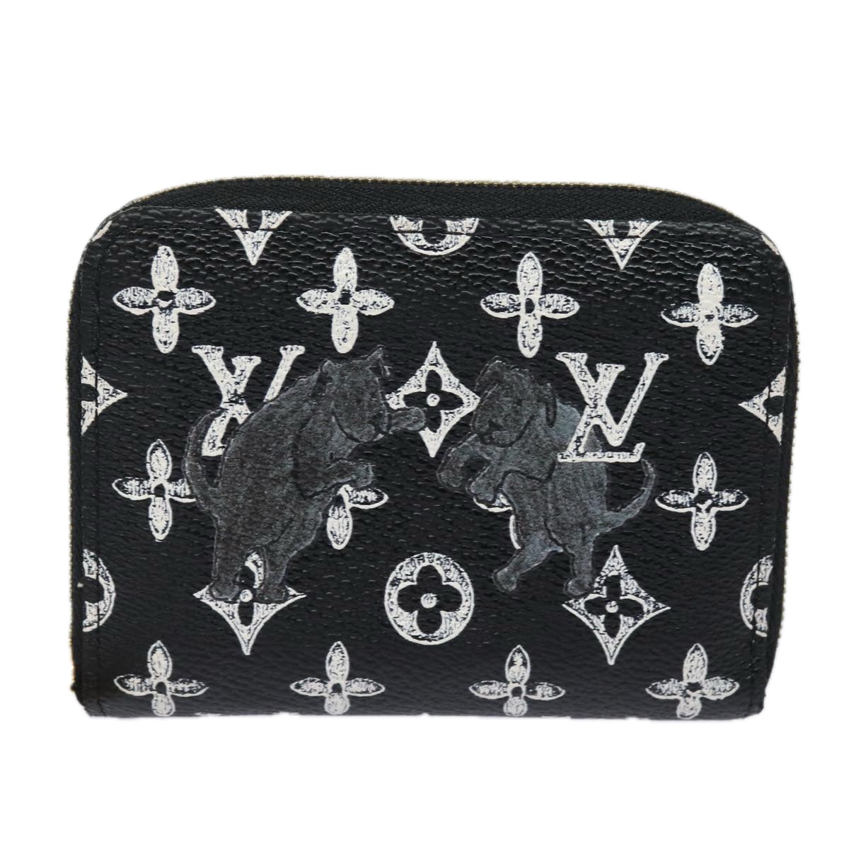 LOUIS VUITTON Catgram Zippy Coin Purse Coin Purse M63884 LV 84110