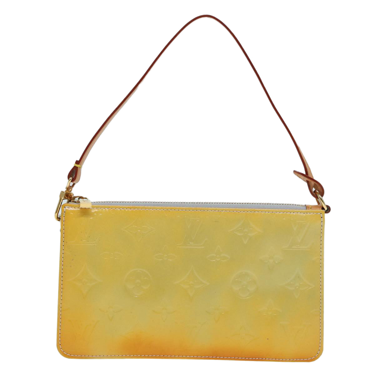 LOUIS VUITTON Monogram Vernis Lexington Accessory Pouch Gris M91056 84126