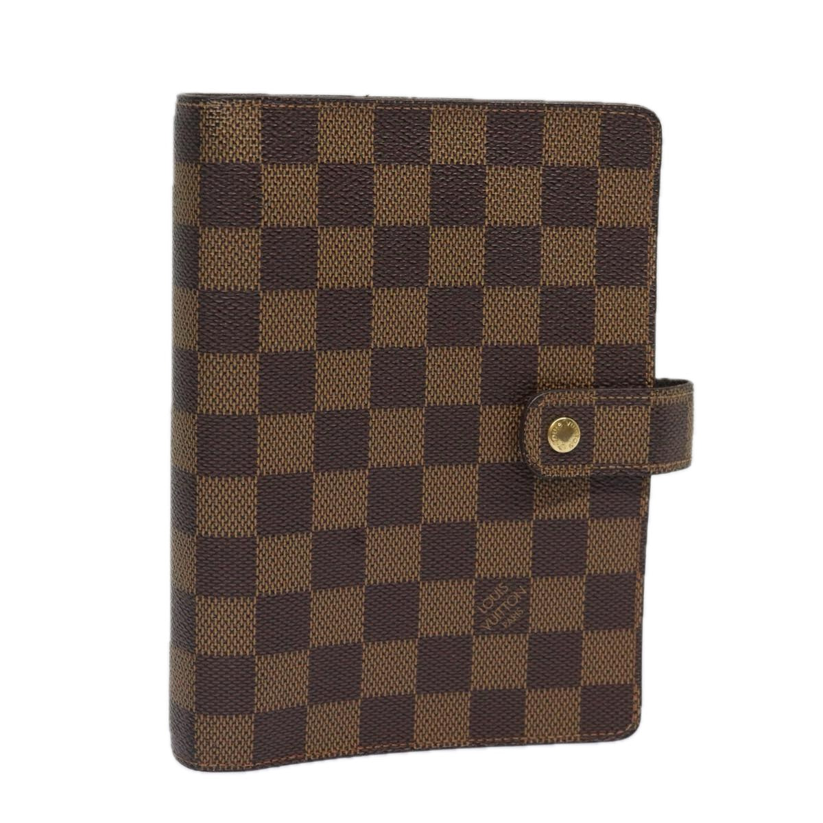 LOUIS VUITTON Damier Ebene Agenda MM Day Planner Cover R20240 LV 84132