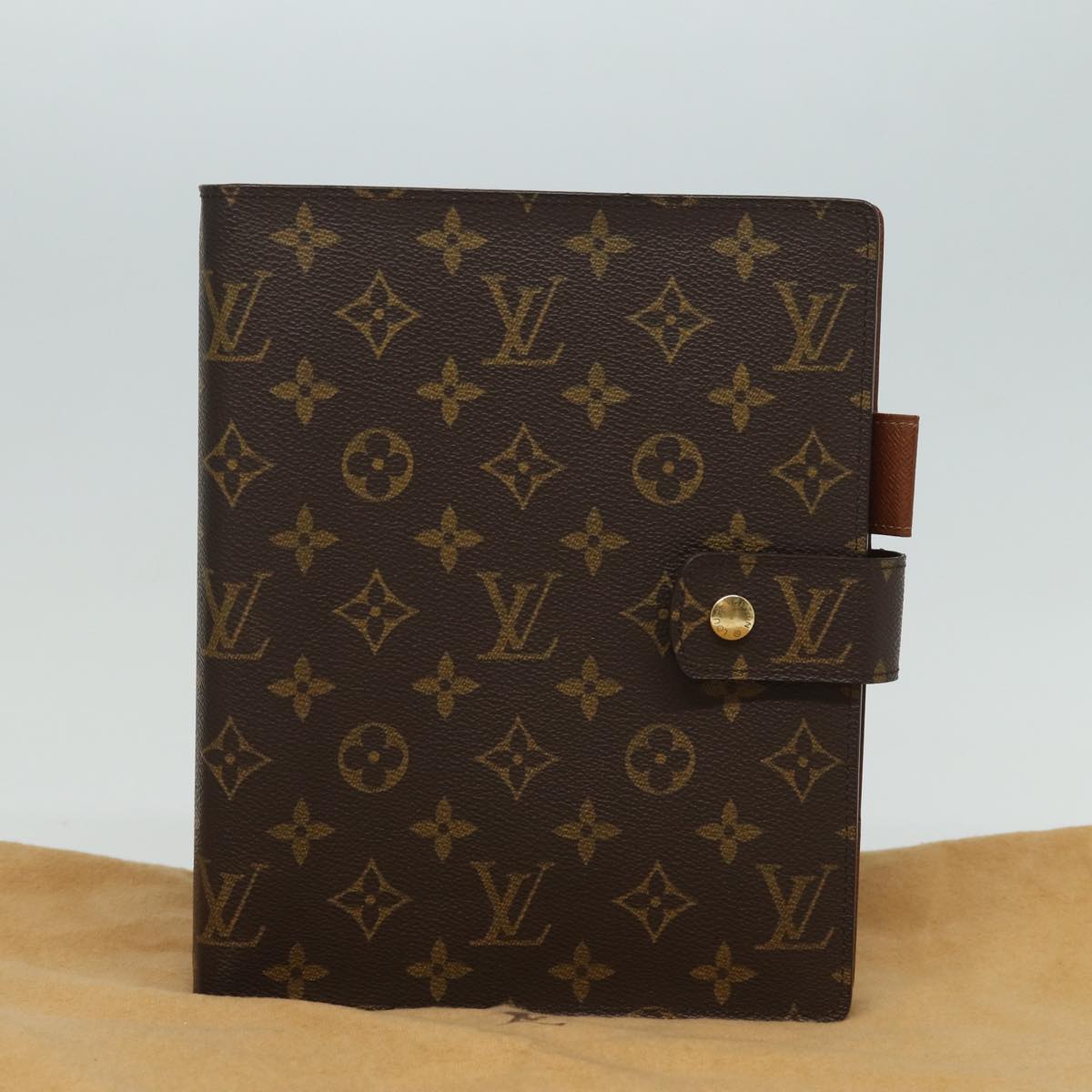 LOUIS VUITTON Monogram Agenda GM Day Planner Cover R20006 LV 84134
