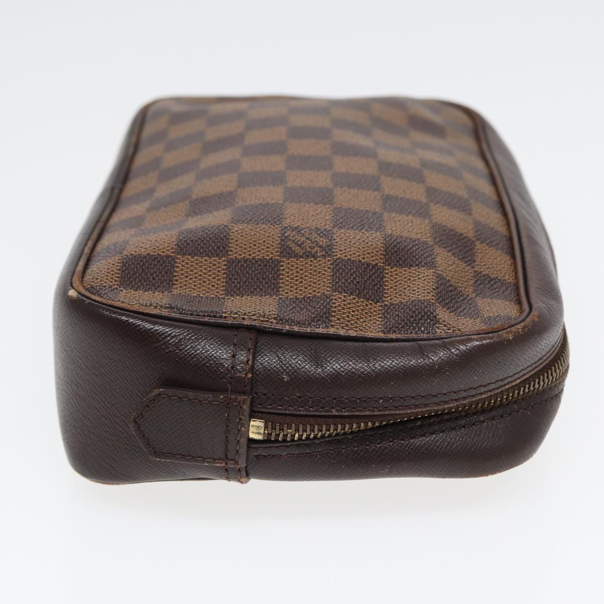LOUIS VUITTON Damier Ebene Trousse Toilette Clutch Bag N47623 LV 84147