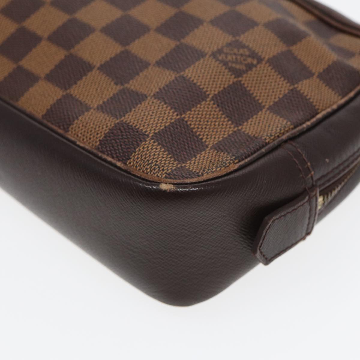 LOUIS VUITTON Damier Ebene Trousse Toilette Clutch Bag N47623 LV 84147