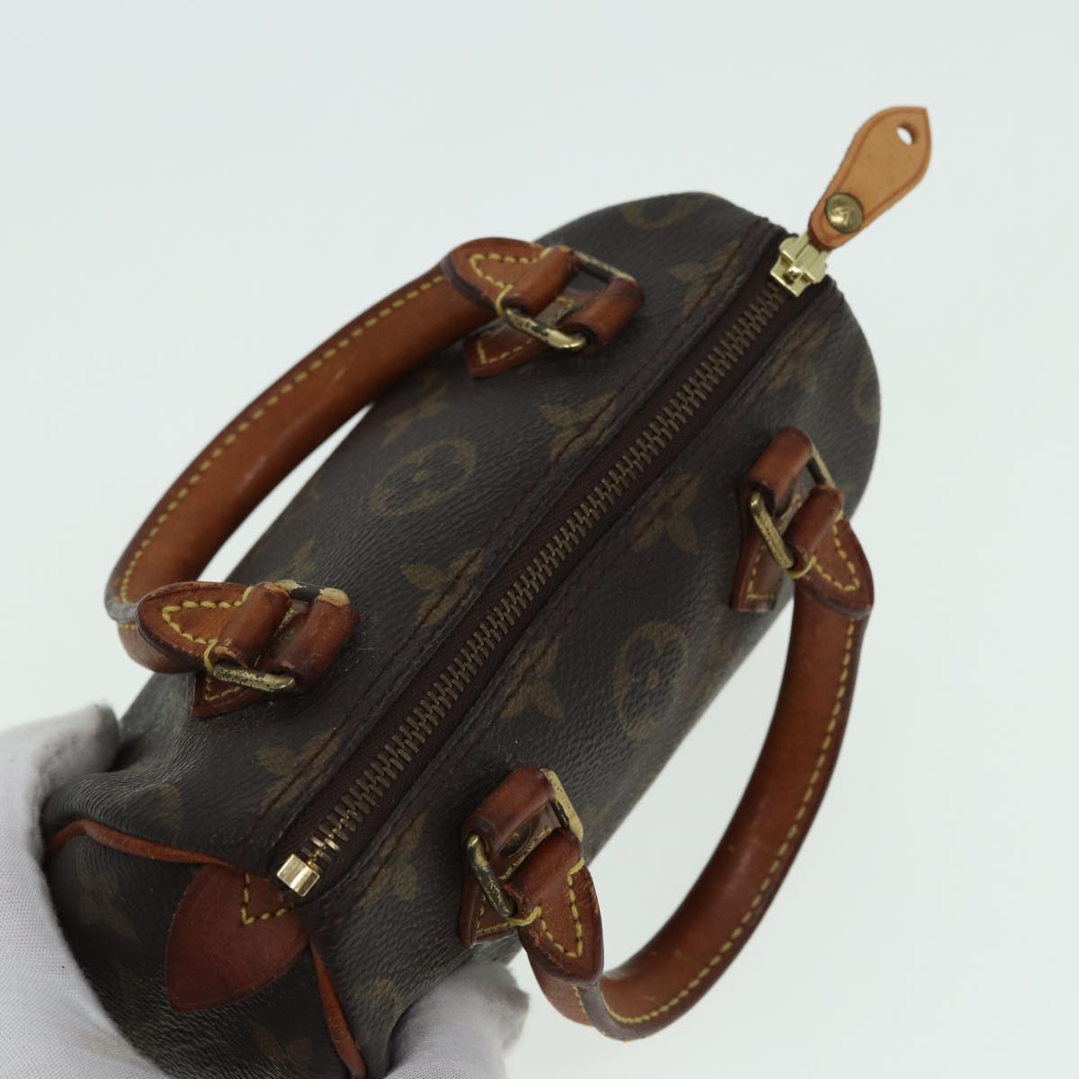 LOUIS VUITTON Monogram Mini Speedy Hand Bag M41534 LV 84151