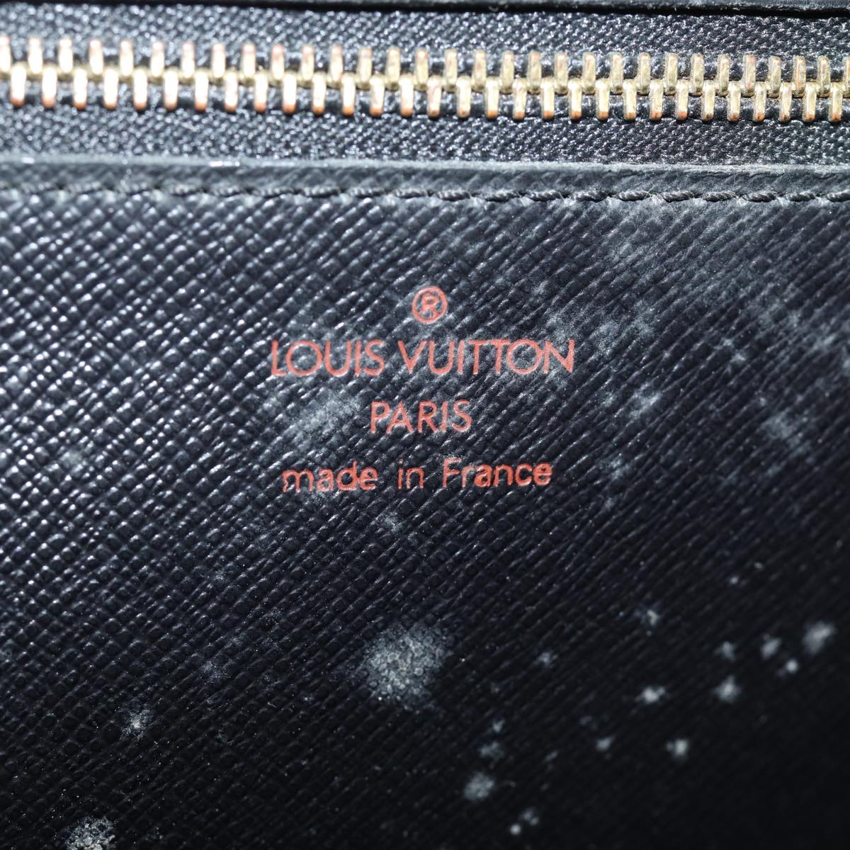 LOUIS VUITTON Epi Serie Dragonne Hand Bag Black Noir M52612 LV 84159